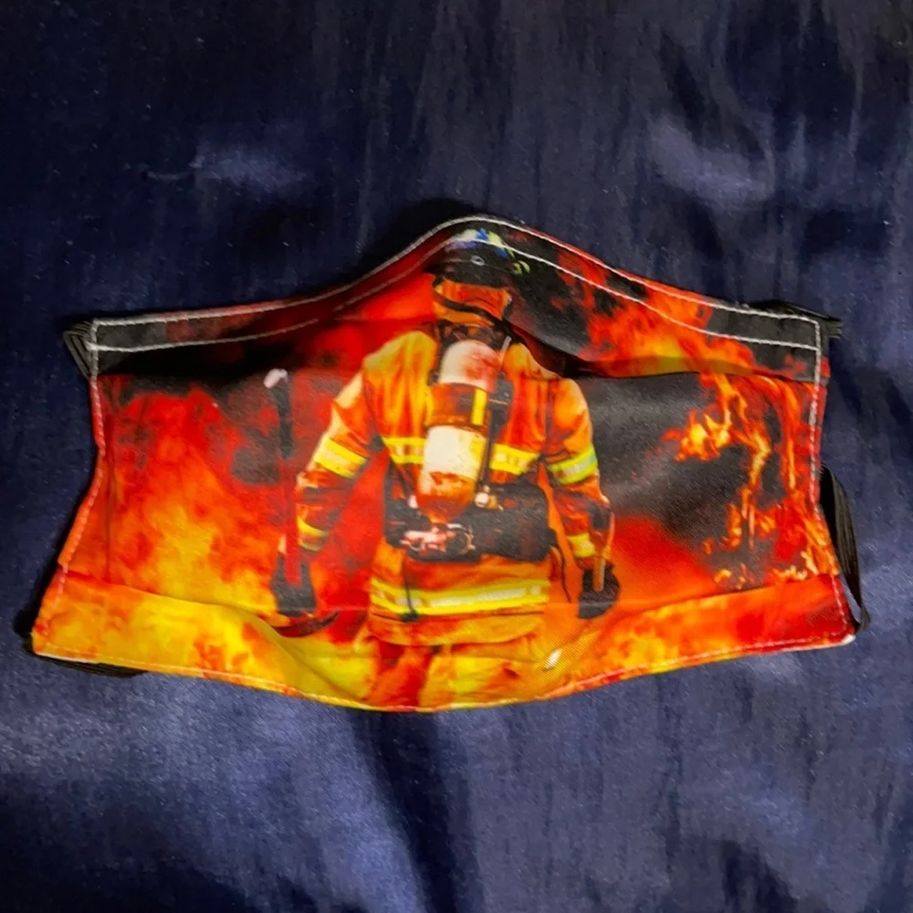 New firefighter face mask
